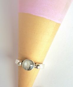Anillo Round plata mini