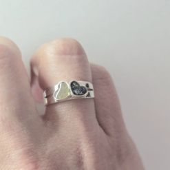 Anillo Flor  plata 925