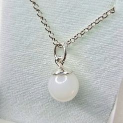 Perlita y cadena plata 925