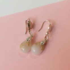 Aros Gotas  plata 925