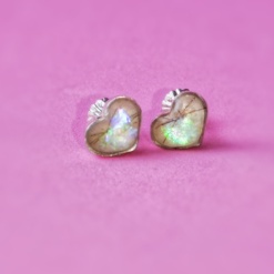 Aros Corazón  plata 925