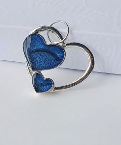 Dije corazón Julia plata 925