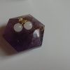 Aros perlas oro 18k
