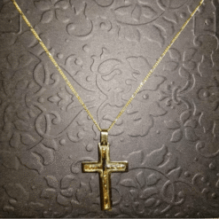 Cruz Ivana + cadena oro 18k consultar valor