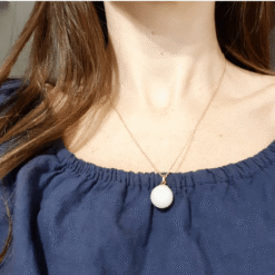 Perlita y cadena oro 18k (consultar)