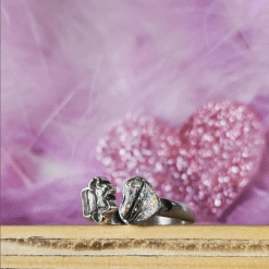 Anillo huella ajustable plata 925