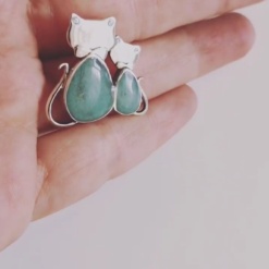 Gatitos  plata 925