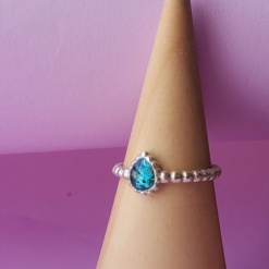 Anillo Petit gota plata 925