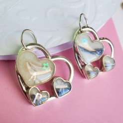 Corazón Julia triple plata 925