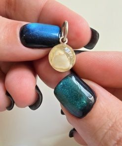 Mini dije círculo unisex  plata 925