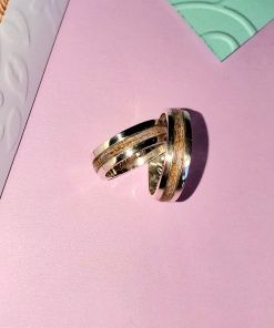 Par de Anillos Eternal plata 925 +grabado