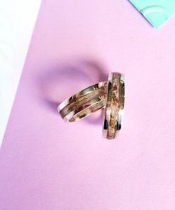 Par de Anillos Eternal plata 925 alianzas