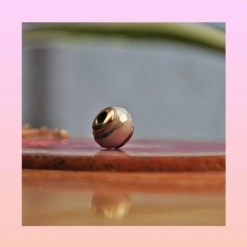 Dona y cadenita, plata 925 con baño de oro