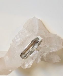Anillo sin fin tipo alianza  plata 925