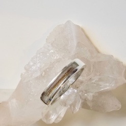 Anillo sin fin tipo alianza plata 925