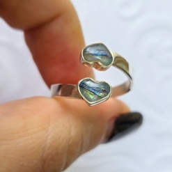 Anillo Maribel ajustable plata 925