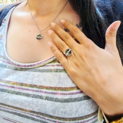 Gati dije + gati anillo plata 925