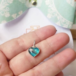 Mini dije corazón plata 925