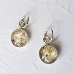 2 Mini dije círculo unisex plata 925