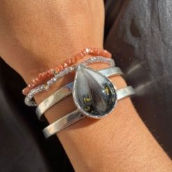 Pulsera gota plata 925