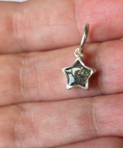Mini dije estrella 10mm plata 925