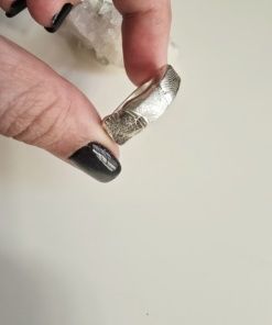 Anillo Gran amor plata 925 huellas