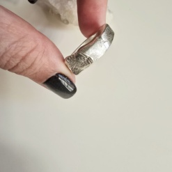 Anillo Gran amor plata 925 huellas